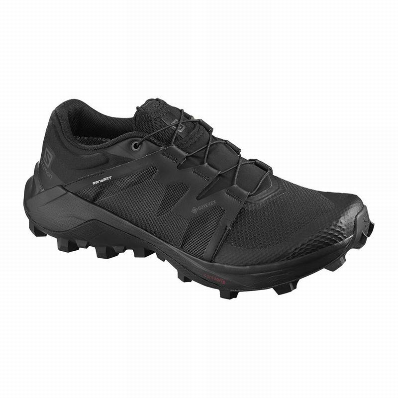 Zapatillas Trail Running Salomon Mujer Negras - Salomon Argentina WILDCROSS GTX ,801743-FUM